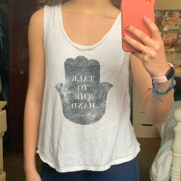 Sassy “Talk to the Hand” Tank Top - Picture 1 of 5
